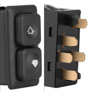 파워 윈도우 선루프 스위치 조명 호환 BMW E30 3 시리즈 61311381205 유리 단추 2 4개 5 핀