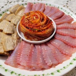 국내산 목포 숙성 홍어 1kg + 홍어애 150g 추가증정