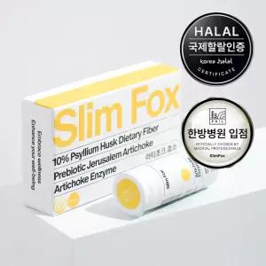 [한방병원 입점] (1BOX) 슬림폭스 돼지감자 식이섬유 차전자피 변비 다이어트 혈당 곡물 효소 1개월분