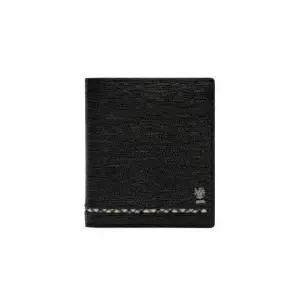 [롯데백화점]닥스 액세서리 [ALEXANDER] 블랙 라인 체크 로고 중지갑 DBWA9E622BK