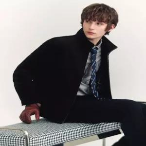 헤지스 남성 24FW [반값세일][클래식] 브라운 코듀로이 블루종 HZJU4D336W2