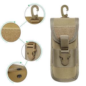 야외 전술 선글라스 케이스 군용 몰리 파우치 보관함 정리함 600D 나일론 하드 안경 가방 허리 걸이