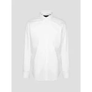 [ROGATIS] 스트레치 솔리드 슬림핏 셔츠 - 화이트 (MA4764RS11)