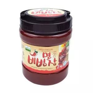 칠갑농산 면 비빔장 2Kg 1개/ 쫄면 비빔냉면 골뱅이무침