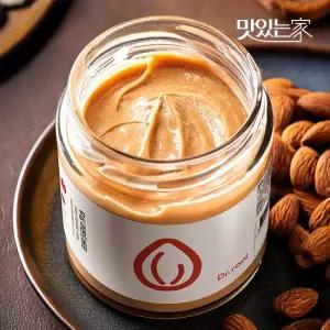 무첨가 무심 아몬드버터 260g 1병 국내제조 무설탕 무가당 아몬드100