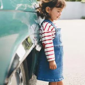 [보리보리/해피프린스]어도어 데님 아기 원피스