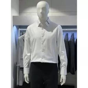 [하프클럽/트루젠]MARIO트루젠 화이트 미니멀포인트 히든버튼 기본핏 드레스 셔츠 428816073011