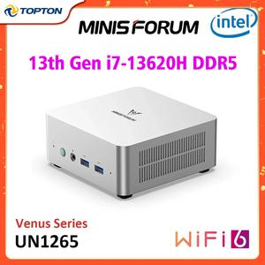 MINISFORUM 인텔 게이밍 미니 PC NPB6 13 세대 i7 13620H 12650H Windows 11 DDR5 NVMe 게이머 컴퓨터 NUC