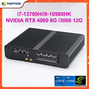 게이밍 미니 PC 인텔 i9-10980HK i7-13700H 엔비디아 RTX 4060 8G 3060 12G DDR5 DDR4 NVMe 윈도우 11 게이
