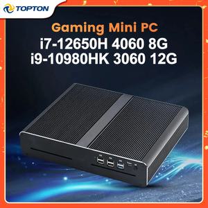 미니 PC 게이머 데스크탑 게이밍 컴퓨터 인텔 i9-10980HK i7 12650H 이산 그래픽 엔비디아 RTX3060 4060 12