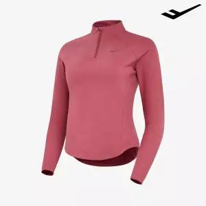 여성 긴팔티셔츠 하프집업 반집업 기능성 라운드 티셔츠 긴팔티 PW3WF24F111