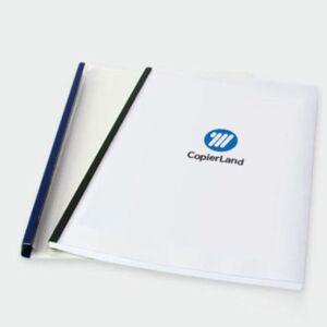 스틸 열제본 표지 책커버 A4 제본커버 청색100매 6mm 열 제본 표지 커버 책 덮개