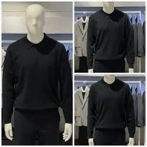 [트루젠] 트루젠 FW (3컬러) 울블랜드 폴로넥 남자 기본 카라 스웨터 니트 티셔츠 428818031-1