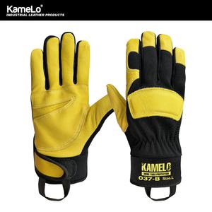카멜로 로프 등산 빌레이장갑 작업 가죽 장갑 037-B