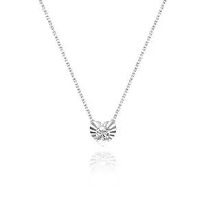 [엘벨라]14K/18K 랩다이아몬드 3부 하트컷팅 목걸이(LN3042)