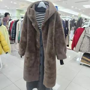 [하프클럽/그라피]그라피 DP01 후드롱 퍼 GWCF1003