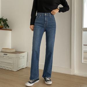 [시크릿라벨] 히든밴딩스크래치일자데님팬츠