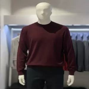 [트루젠] 트루젠 FW 와인 울블랜드 하프터틀넥 남자 기본 반목 니트 티셔츠 428818011094-1