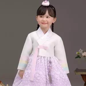 [보리보리/더예한복]QT60007-별빛보라  여아한복 아동한복