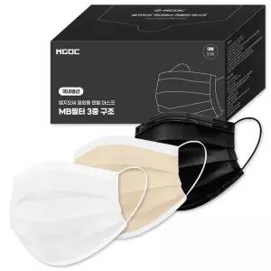 [깨비몰]일회용마스크 블랙/화이트 MB필터/국산/100매 (S6698576)