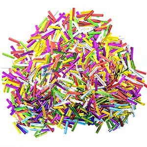 칼라 빵끈 조각 혼합 2cm(약 5000개, 무게68g 케이스부)