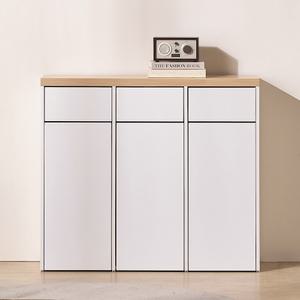 E0자재 MN2074 3칸 업소용 가정용 재활용 분리수거함 1000-DVX