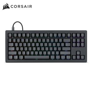 커세어 Drop CSTM80 RGB 핫스왑 텐키리스 기계식 키보드 황축