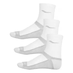 써코니 인페르노 쿠션 미드-크루 삭스 3팩 화이트 S311003-100