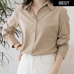 링클프리 여성 셔츠 블라우스 구김없는 면접 남방 14color