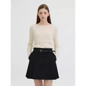 [올리브데올리브](센텀시티점)뷔스티에 레이어드 니트 풀오버 세트 OK5SP224