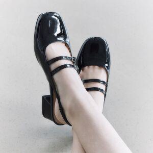 엠.무크 니카 메리제인 슬링백 블랙 516523906PA