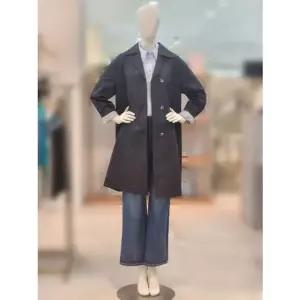 [갤러리아] [SI][25S/S]소매배색 코튼 트렌치코트(SANAB26020)