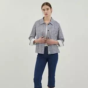 [셀러허브 1]올리비아로렌 HC03 스트라이프 패턴 아우터형 셔츠  VVC NL4M 3291