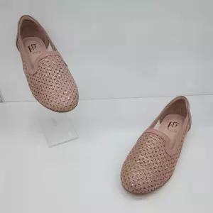 [에스콰이아]여성 발편한 사이드 오픈 펀칭 슬립온 단화 PFBMST624_JK