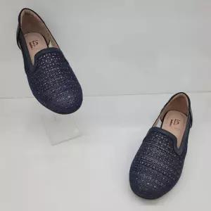 [에스콰이아]여성 발편한 사이드 오픈 펀칭 슬립온 단화 PFBMST622_JK