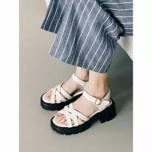 [하프클럽/무크]여화 우마 청키 캐쥬얼 샌들 3colors