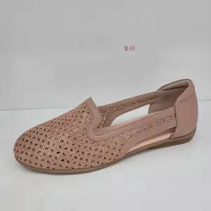 [에스콰이아]여성 발편한 펀칭 컴포트 쿠션 슬립온 단화 PFCMST624_JK