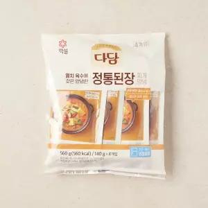 다담 정통된장찌개양념 140g*4