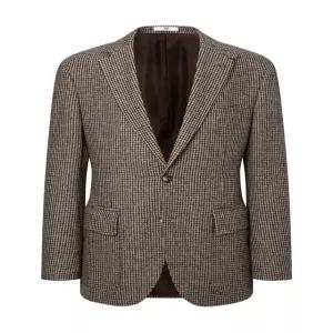 닥스 남성 24FW [반값세일][FABIO] 하운두투스 가죽배색 자켓 DMJA4D017I2