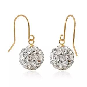 14K 골드 귀걸이 미러볼 퓨어