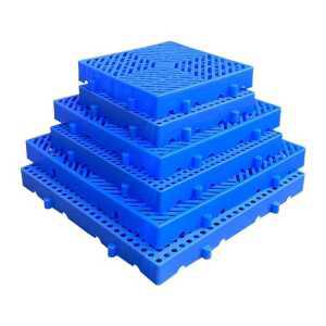방수 플라스틱 팔레트 야외 창고 매장 깔판 조립식 블록 발판 파레트