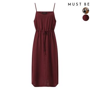 여성 뷔스티에 허리스트링 원피스