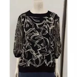 [NS홈쇼핑]플라워 아트 패턴 블라우스 V3G2BL21[35272557]