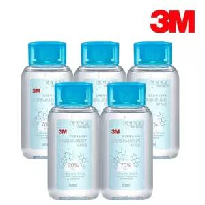 3M 휴대용 손소독제 70 새니타이저 60ml x5개 9270