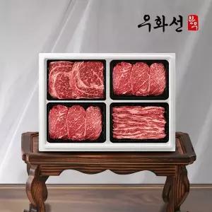 갤러리아 특선 숙성한우 1+등급 등심 구이 선물세트 1호(등심+안심+채끝+특