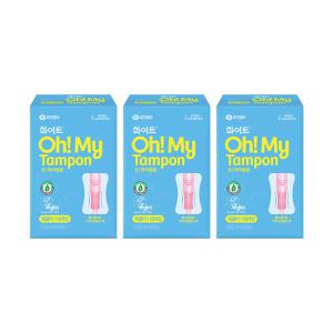 화이트 오 마이 탐폰, 레귤러, 12매, 3개
