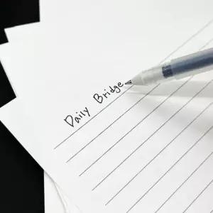 데일리브릿지 대용량 화이트 편지지 세트 50장)