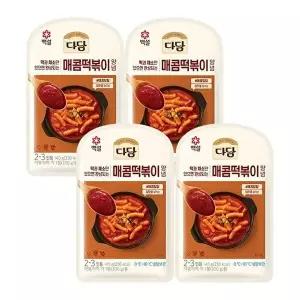 [CJ제일제당][T]백설 다담 매콤떡볶이양념140g x4개
