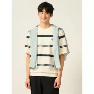 [빈폴멘] 강연 밀라노 선염 라운드 스 티셔츠  아이보리 (BC5442C370)