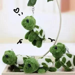 아트박스 알럽하우스 귀여운 왕눈이 아기 복거북이 인형 키링 가방고리